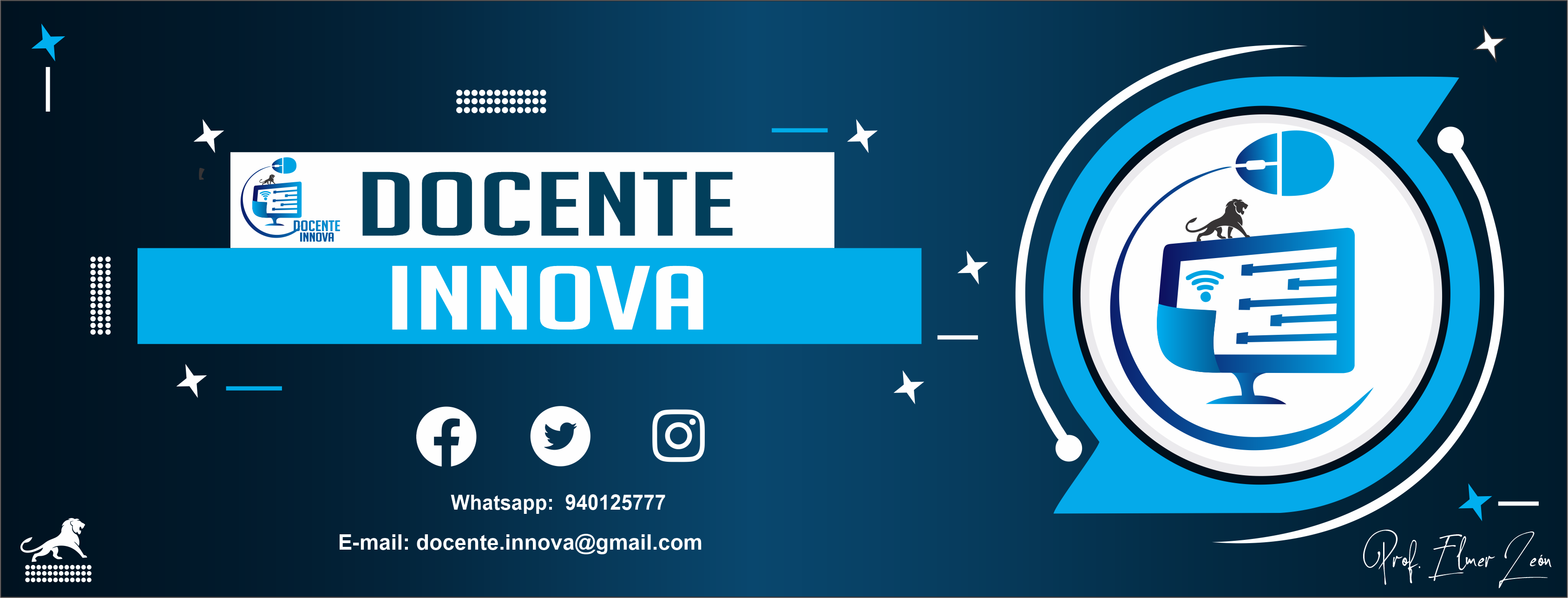 Docente innova de Elmer Leon